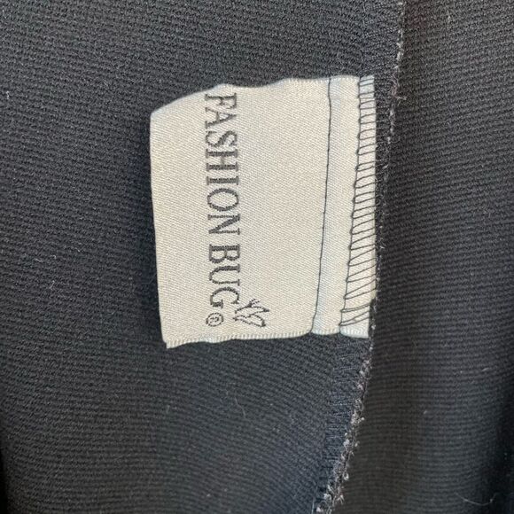Fashion Bug Black Stretch Fit Pants Size M EUC - Picture 5 of 5